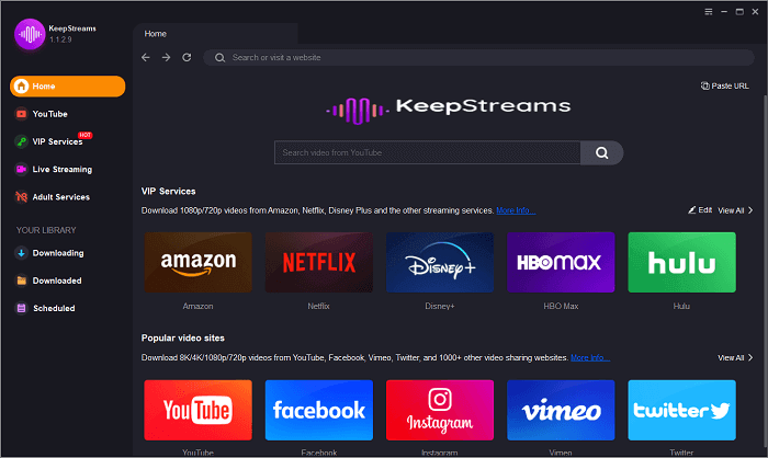 KeepStreams Netflixダウンローダー